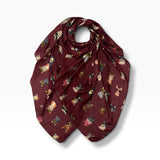 Funny Cat Print Scarf