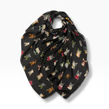 Funny Cat Print Scarf