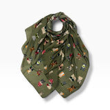 Funny Cat Print Scarf