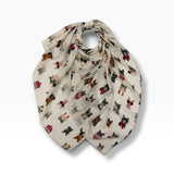 Funny Cat Print Scarf