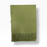 Classic Plain Cashmere Blend with Tassels - 10 + colours available