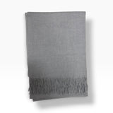 Classic Plain Cashmere Blend with Tassels - 10 + colours available