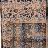Patchwork Floral Paisley Scarf with Tassel Fringe