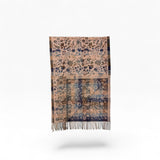 Patchwork Floral Paisley Scarf with Tassel Fringe
