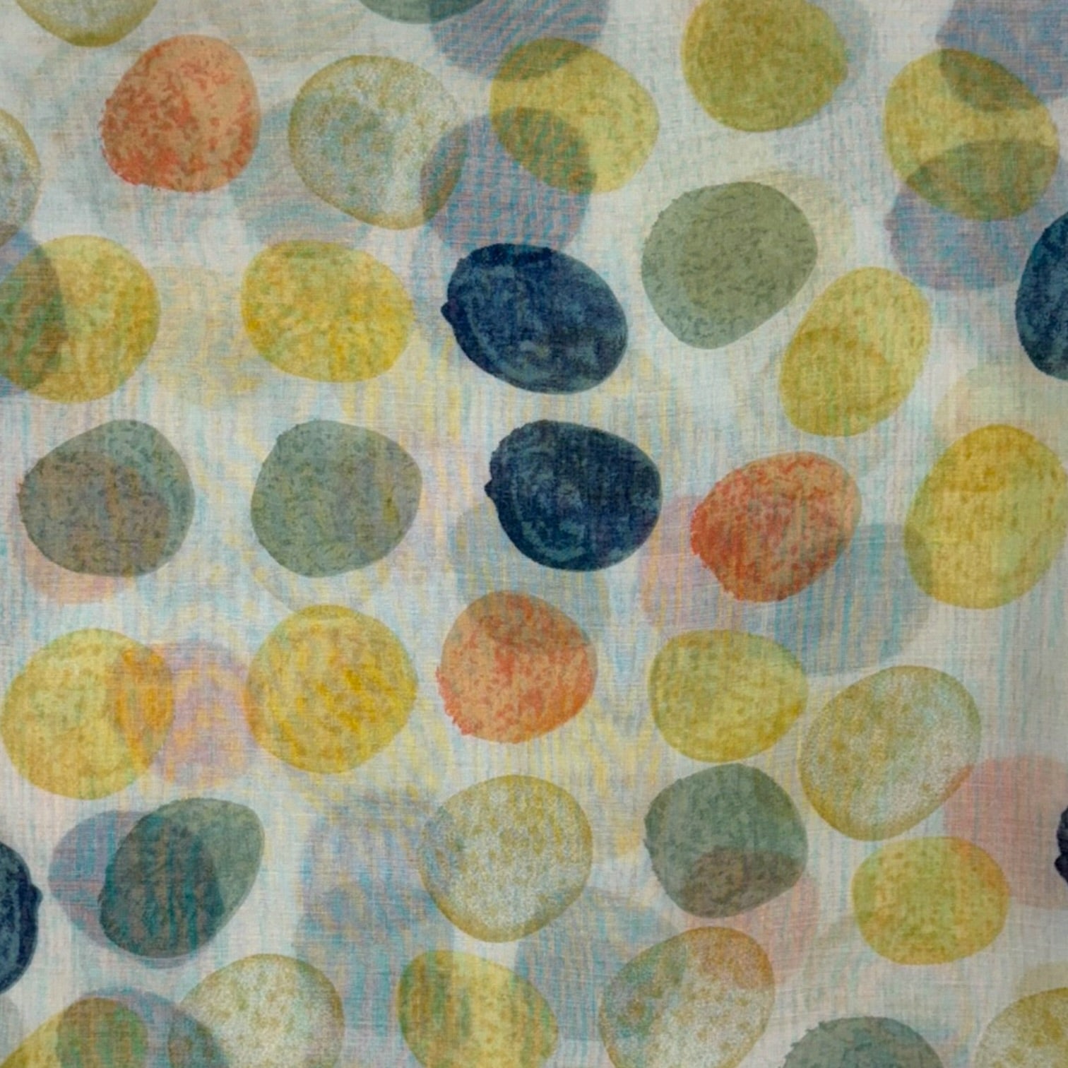 Pastel Polka Dot Scarf with Tassels