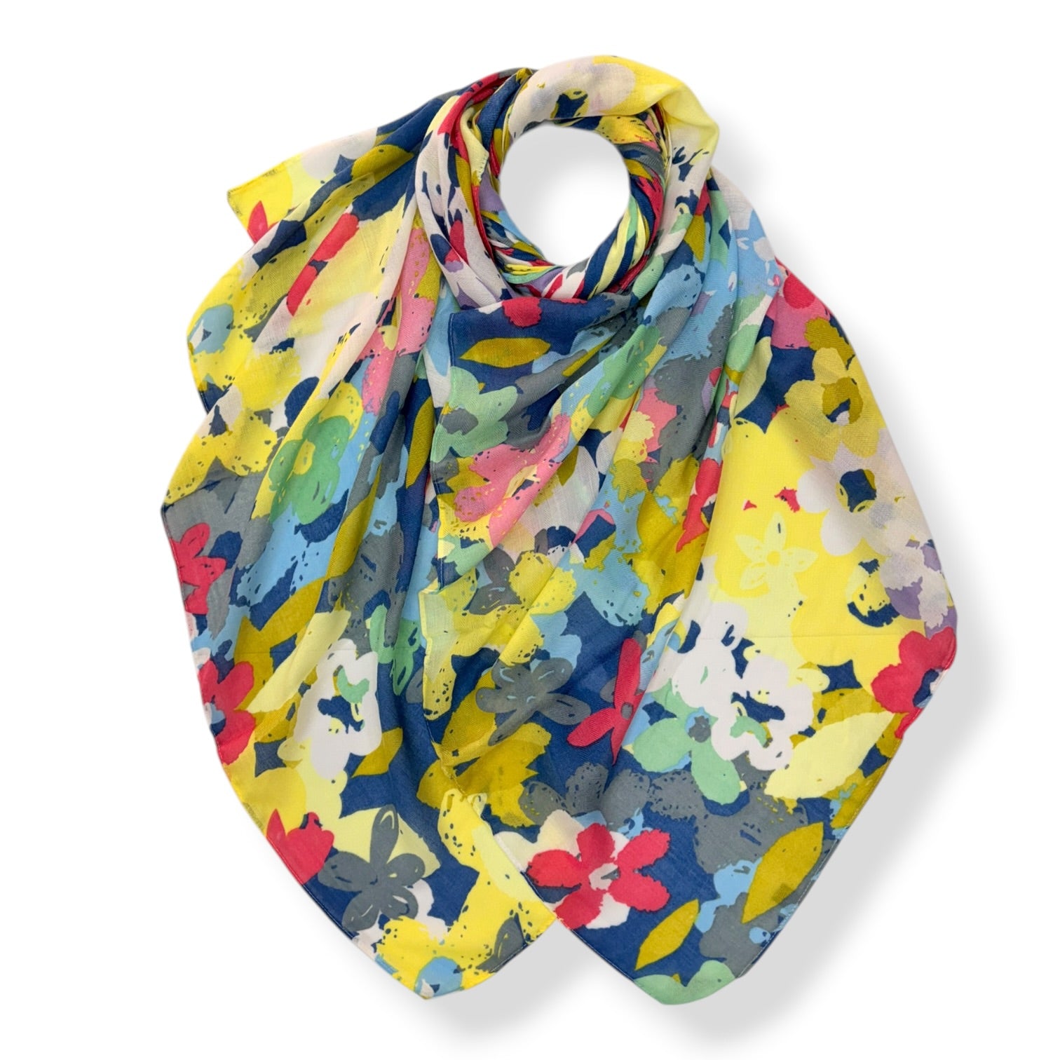 Watercolour Floral Scarf