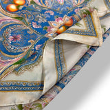 Ornate Floral Medallion Scarf