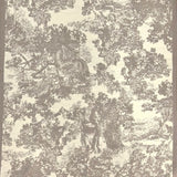 Winter forest print on plain canvas