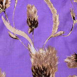 Printed Dusty Miller Flower Scarf