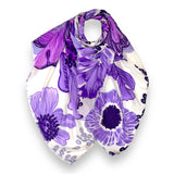 Big purple flower print