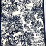 Winter forest print on plain canvas