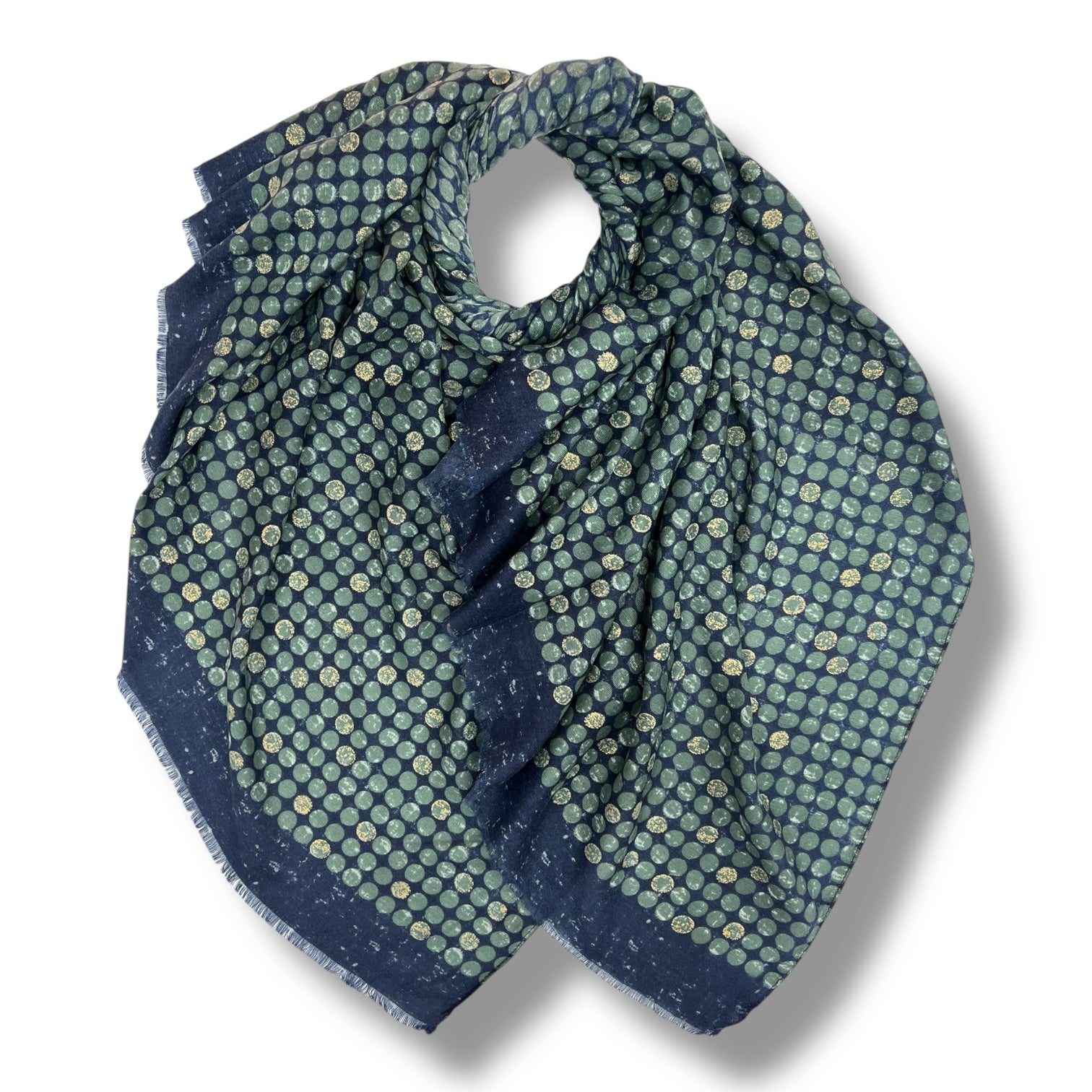 Sequins pattern scarf