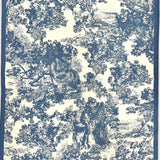 Winter forest print on plain canvas