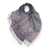 Pashmina - Two Tone Paisley Print