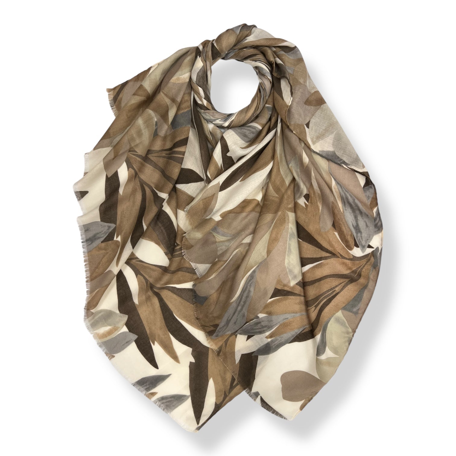 Big autumn leaves print