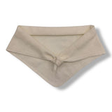 Triangle knitted wool scarf