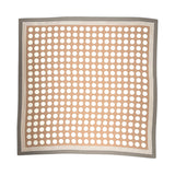 Polka Dot Print Square Scarf