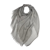 Classic Cotton Blend Plain Scarf - 48 colours