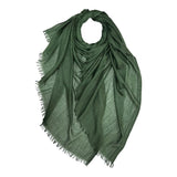 Classic Cotton Blend Plain Scarf - 48 colours