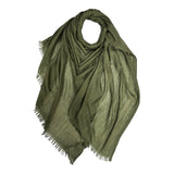 Classic Cotton Blend Plain Scarf - 48 colours