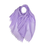 Classic Cotton Blend Plain Scarf - 48 colours