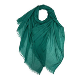 Classic Cotton Blend Plain Scarf - 48 colours