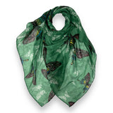 Butterfly print scarf