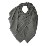 Thick Cotton Wool Plain Scarf