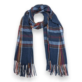 Winter Scarf: Tartan Woven with Tassels