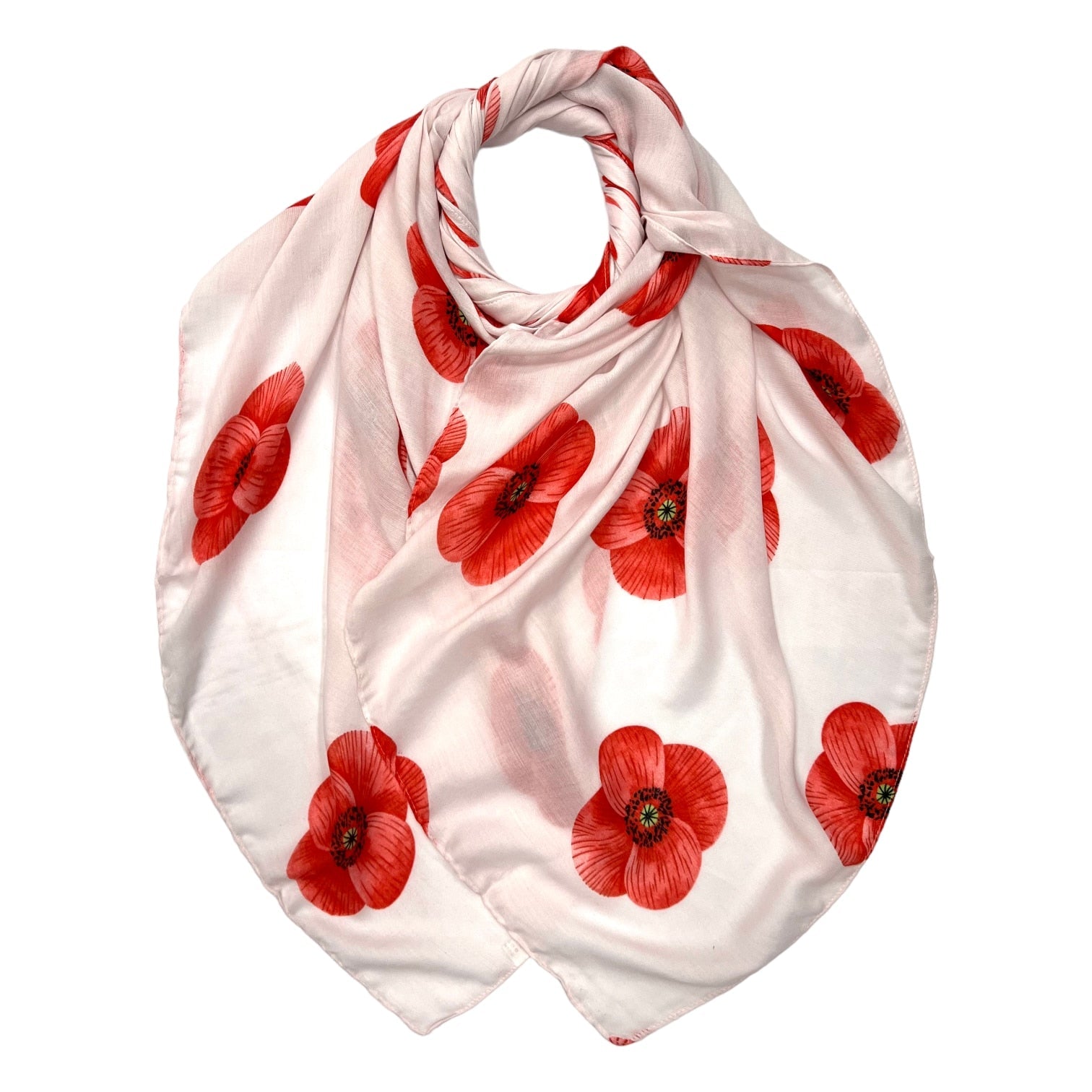 Poppy Printed Scarf – London Scarves