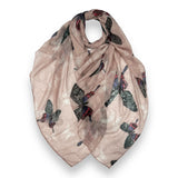 Butterfly print scarf