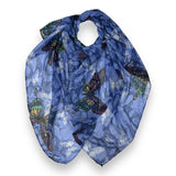 Butterfly print scarf